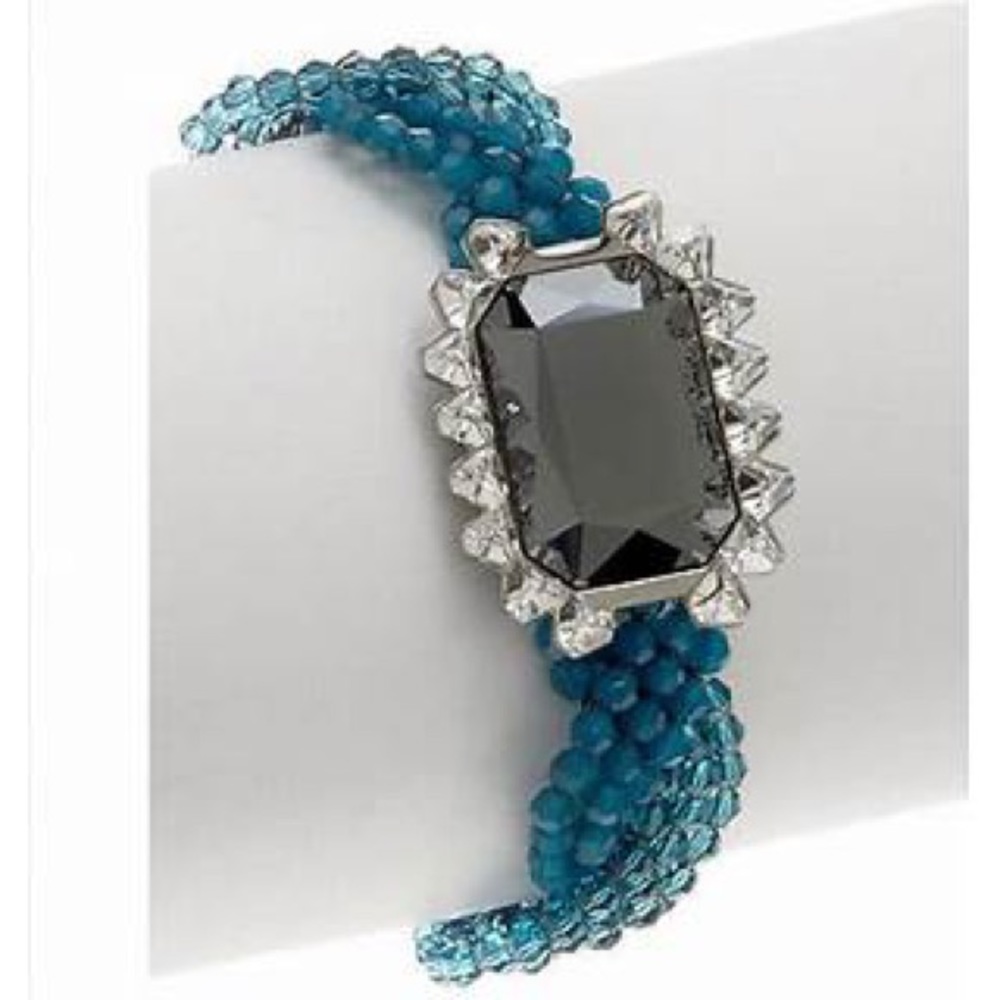 Swarovski Player Bracelet Blue Black